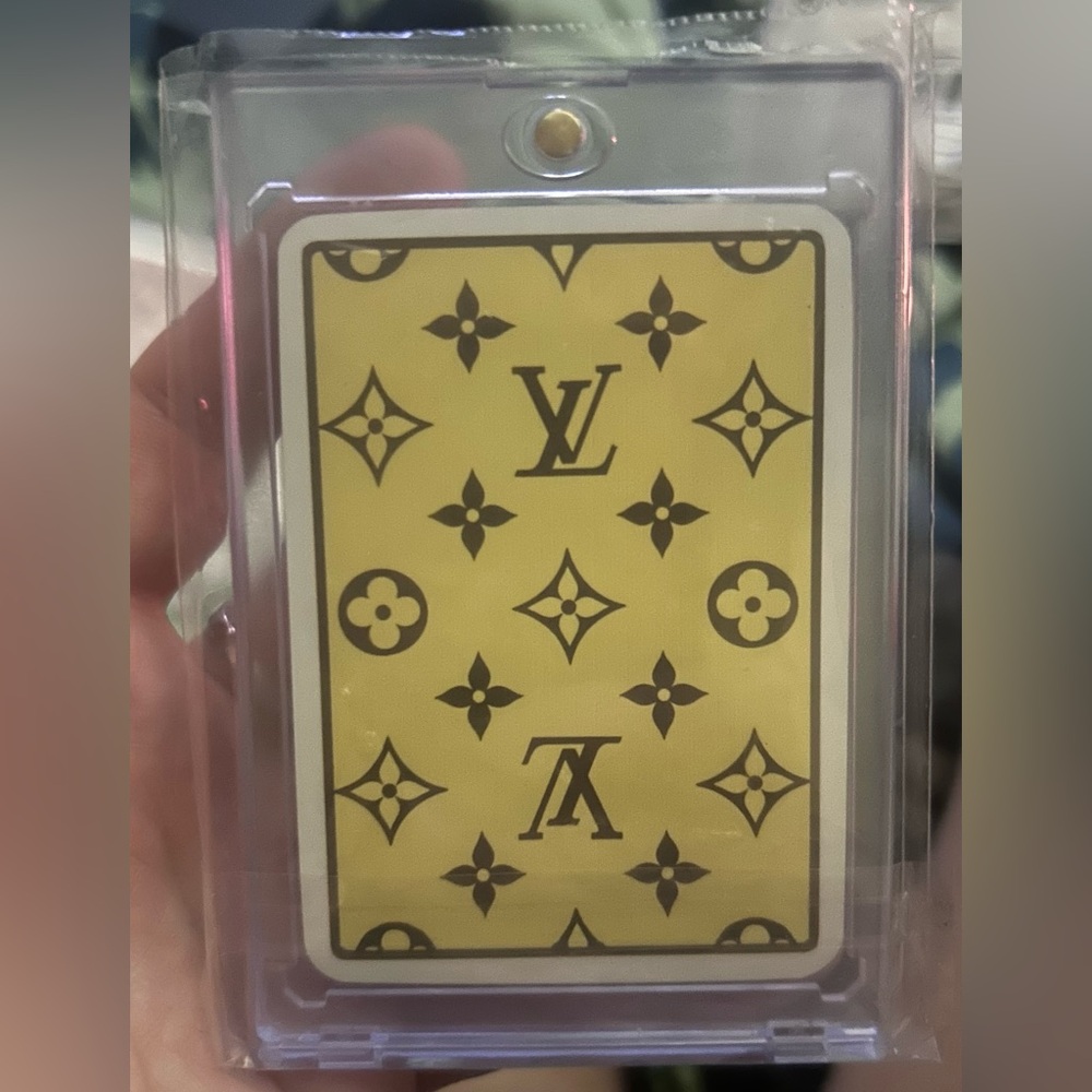 Louis Vuitton Limited Edition Gold Monogram Playing Card NWOT Collectors Edition